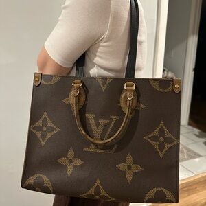 Louis Vuitton Dark Brown Monogram Tote